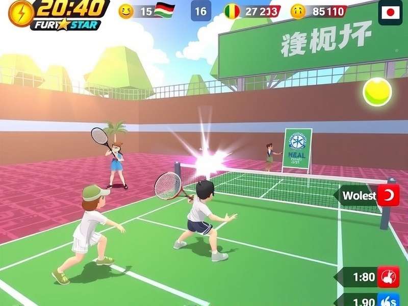 Tennis Fury Star Localization Features
