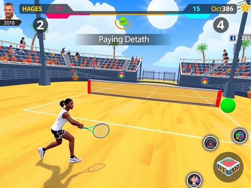 Tennis Fury Star Gameplay Screenshot
